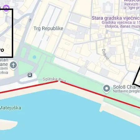 Grand Bedroom Aptm Palace Location Lejlighed Split